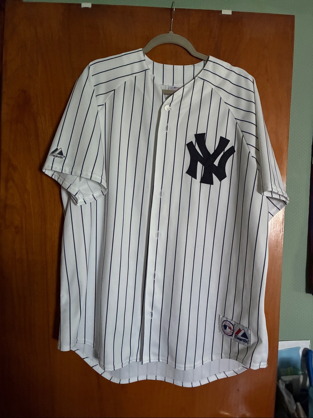 Vintage Majestic New York Yankees Pinstripes #2 Jeter